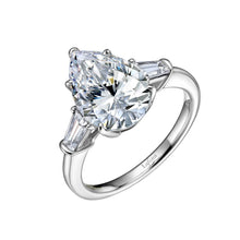 Load image into Gallery viewer, Classic Three-Stone Engagement Ring-R0185CLP