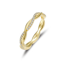 Load image into Gallery viewer, 0.52 CTW Twist Wedding Band-R0211CLG