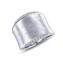 Load image into Gallery viewer, Sleek Wide Band Cuff Ring-R0220CLP