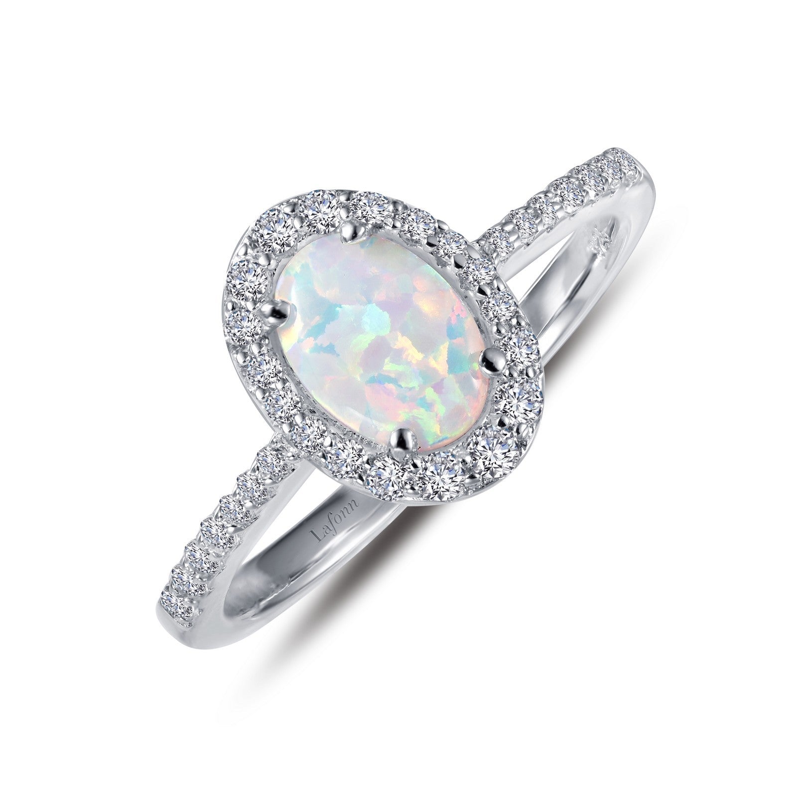 Halo Engagement Ring-R0296OPP