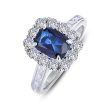 Load image into Gallery viewer, Cushion-Cut Halo Engagement Ring-R0360CSP
