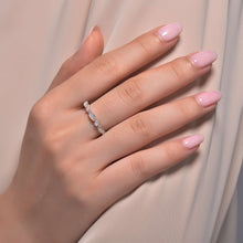 Load image into Gallery viewer, Stackable Wave Eternity Band-R0372CLP