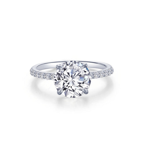 Solitaire Engagement Ring-R0484CLP