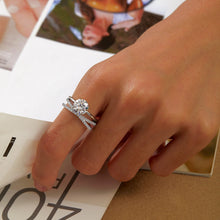 Load image into Gallery viewer, Simple Crisscross Ring-R0501CLP