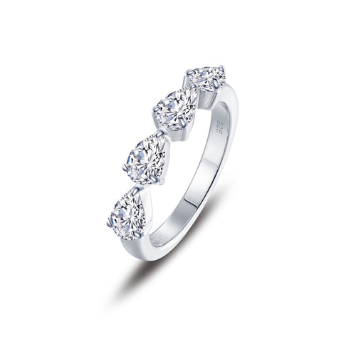 Lovely Four-Stone ring-R0526CLP