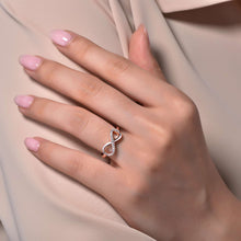Load image into Gallery viewer, 0.17 CTW Infinity Ring-R2003CLP