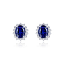 Load image into Gallery viewer, 6.2 CTW Halo Stud Earrings-SYE028SP