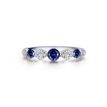Load image into Gallery viewer, 7 Symbols of Joy Half Eternity Band-SYR021SP