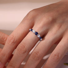 Load image into Gallery viewer, 7 Symbols of Joy Half Eternity Band-SYR021SP