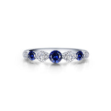 Load image into Gallery viewer, 7 Symbols of Joy Half Eternity Band-SYR021SP