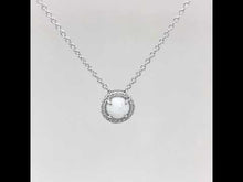 Load and play video in Gallery viewer, October Birthstone Necklace-BN001OPP