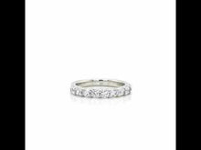 Load and play video in Gallery viewer, 1 CTW Half-Eternity Band-R0409CLP