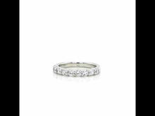 Load and play video in Gallery viewer, 0.75 CTW Half-Eternity Band-R0408CLP
