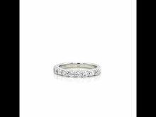 Load and play video in Gallery viewer, 0.75 CTW Half-Eternity Band-R0408CLP