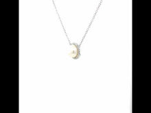 Load and play video in Gallery viewer, Cultured Freshwater Pearl Necklace-N0029CLP
