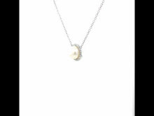 Load and play video in Gallery viewer, Cultured Freshwater Pearl Necklace-N0029CLP