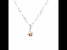 Load and play video in Gallery viewer, November Birthstone Love Pendant-BP002YTP