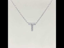 Load and play video in Gallery viewer, Letter T Pendant Necklace-9N100CLP