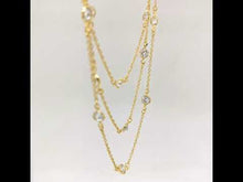 Load and play video in Gallery viewer, Classic Station Necklace-N0016CLG