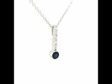 Load and play video in Gallery viewer, September Birthstone Love Pendant-BP003SAP