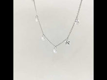 Load and play video in Gallery viewer, Frameless Raindrop Necklace-N0074CLP