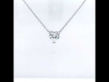 Load and play video in Gallery viewer, Heart Solitaire Necklace-N0277CLP
