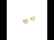 Load and play video in Gallery viewer, 2 CTW Solitaire Stud Earrings-E0583CLG