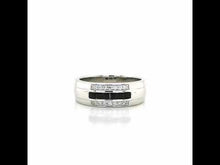 Load and play video in Gallery viewer, 0.74 CTW Men's Wedding Band-R0419CBP