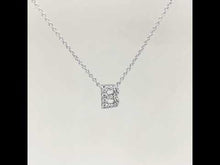 Load and play video in Gallery viewer, Letter B Pendant Necklace-9N082CLP