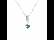 Load and play video in Gallery viewer, May Birthstone Love Pendant-BP004EMP