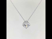 Load and play video in Gallery viewer, 1.5 CTW Solitaire Necklace-N0175CLP