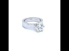 Load and play video in Gallery viewer, 2.04 CTW Solitaire Ring-R0433CLP
