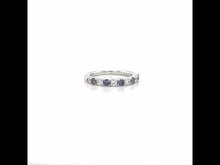 Load and play video in Gallery viewer, February Birthstone Ring-BR004AMP