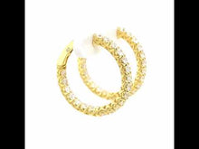 Load and play video in Gallery viewer, 20 mm Hoop Earrings-E3018CLG
