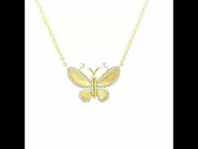 Load and play video in Gallery viewer, Butterfly Necklace-N0236CLG
