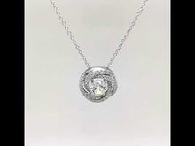 Load and play video in Gallery viewer, Circle Knot Pendant Necklace-P0185CLP
