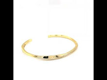 Load and play video in Gallery viewer, Open Hinged Bangle Bracelet-B0184CLG