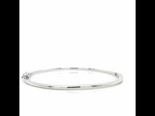 Load and play video in Gallery viewer, 0.81 CTW Classic Bangle Bracelet-B0030CLP