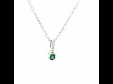 Load and play video in Gallery viewer, May Birthstone Love Pendant-BP002EMP