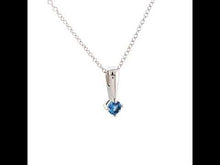 Load and play video in Gallery viewer, December Birthstone Love Pendant-BP004BTP