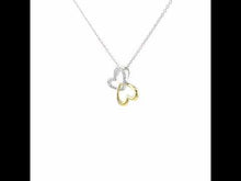 Load and play video in Gallery viewer, Double-Heart Shadow Necklace-N0141CLT
