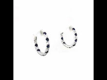 Load and play video in Gallery viewer, 25 mm Hoop Earrings-E0363CSP