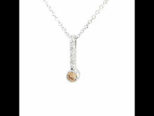 Load and play video in Gallery viewer, November Birthstone Love Pendant-BP003YTP