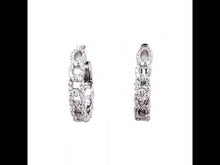 Load and play video in Gallery viewer, Interlocking Circles Hoops-E0541CLP