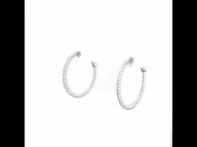 Load and play video in Gallery viewer, 25 mm Hoop Earrings-E3005CLP