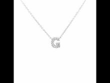 Load and play video in Gallery viewer, Letter G Pendant Necklace-9N087CLP