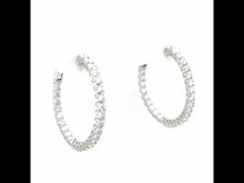 Load and play video in Gallery viewer, 25 mm Hoop Earrings-E3019CLP