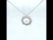 Load and play video in Gallery viewer, Cultured Freshwater Pearl Necklace-N0284PLP
