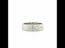Load and play video in Gallery viewer, 0.11 CTW Men's Wedding Band-R0416CLP