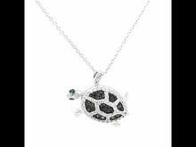 Load and play video in Gallery viewer, Whimsical Sea Turtle Necklace-N0156CCT